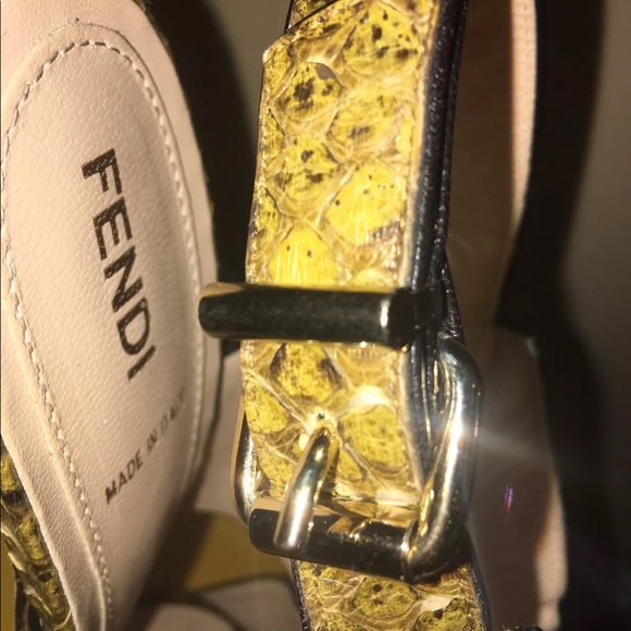 Vintage New in Box Fendi Women's High Heel Shoes/Rtl $1800 - Picture 6 of 8