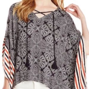 Democracy Boho Poncho Size Large