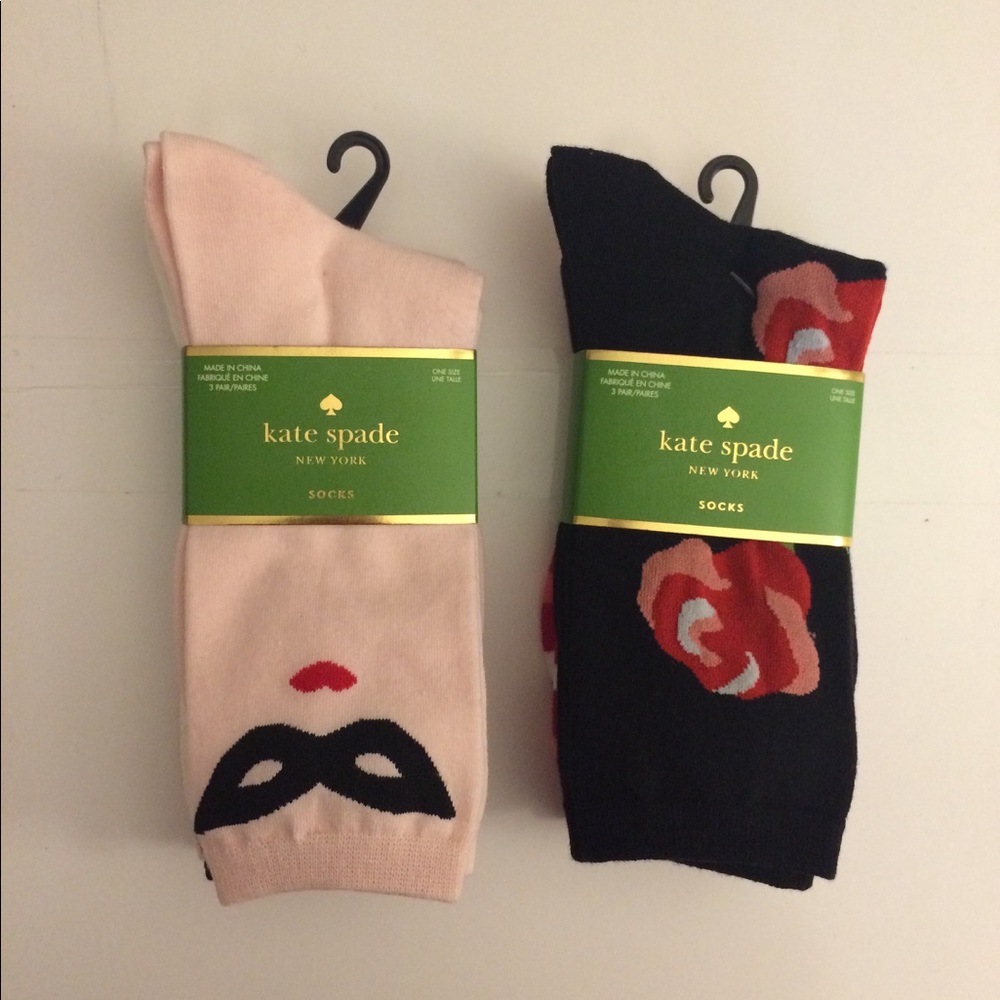 NWT Kate Spade socks (6 pairs) - Picture 2 of 6