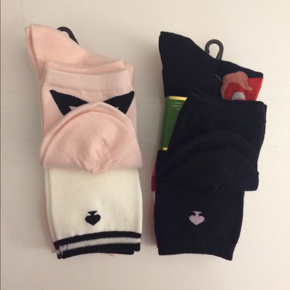 NWT Kate Spade socks (6 pairs) - Picture 3 of 6
