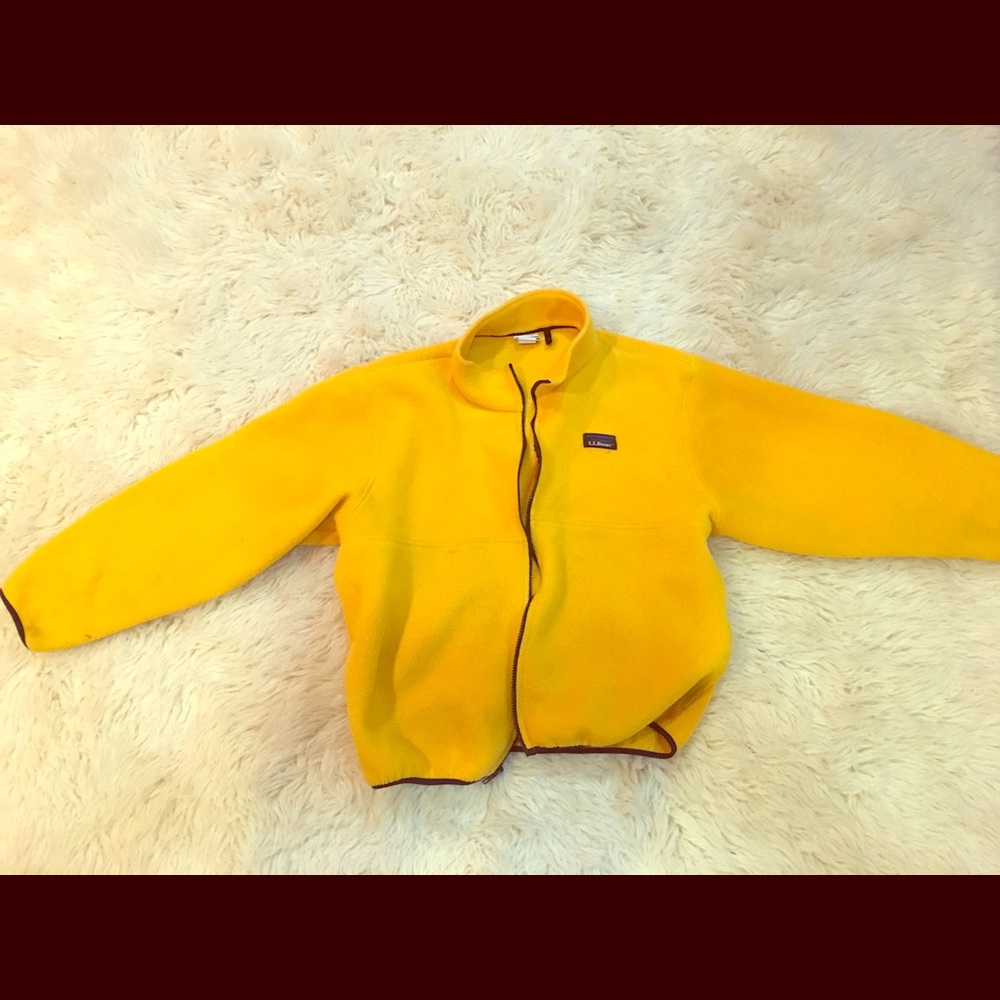 LL Bean zip up fleece