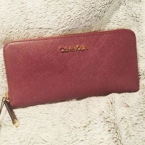 Calvin Klein Saffiano Leather Wallet