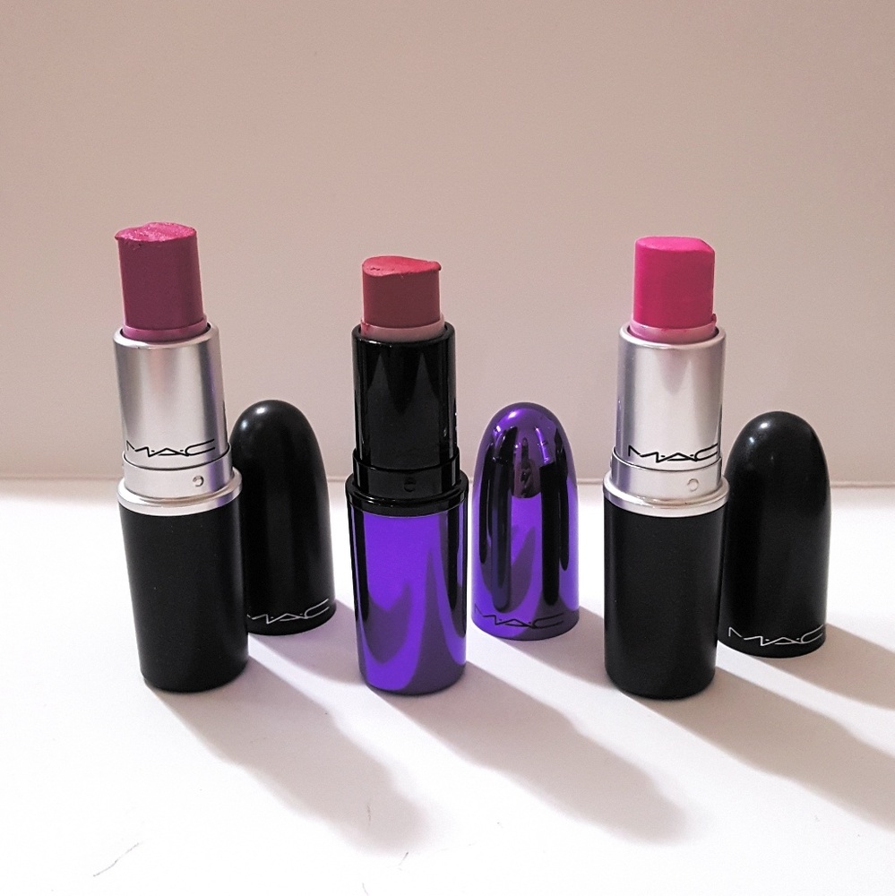 Set of 3 MAC Lipsticks - Pinks