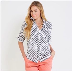 Vineyard vines sailboat print button down