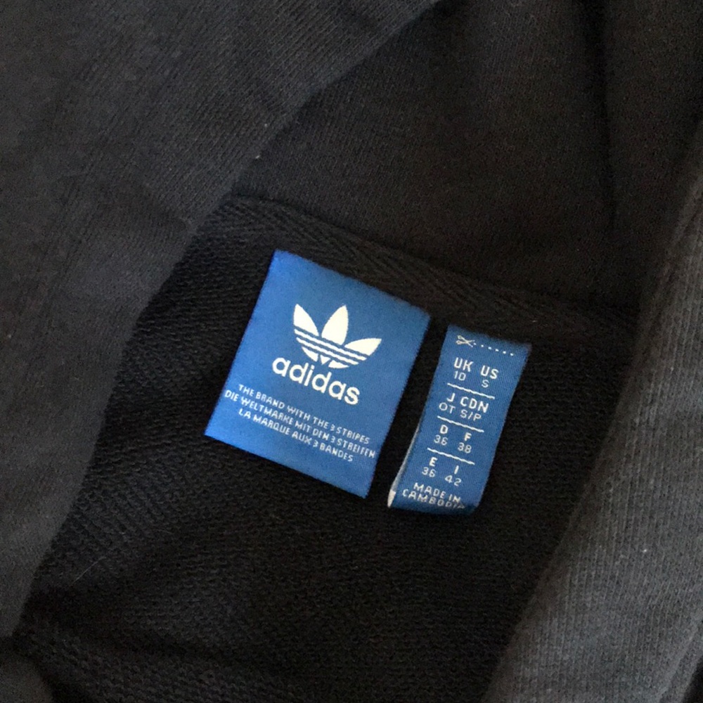 Adidas Original Trefoil Cropped Hoodie SOLD - Picture 4 of 4