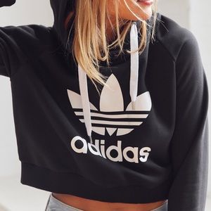 adidas Tops - Adidas Original Trefoil Cropped Hoodie SOLD adidas Tops - Adidas Original Trefoil Cropped Hoodie SOLD