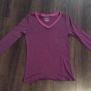 Striped purple t-shirt