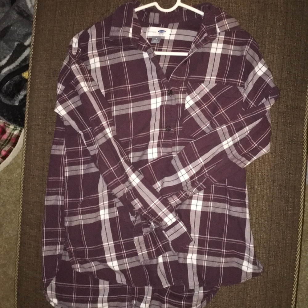 Maroon flannel
