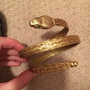 Vintage Costume Snake Cuff