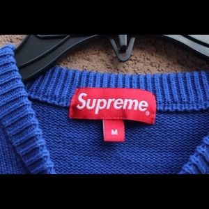 Supreme side striped sweater