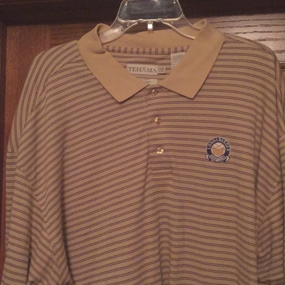 Mens xxl tehama golf polo. No smoke
