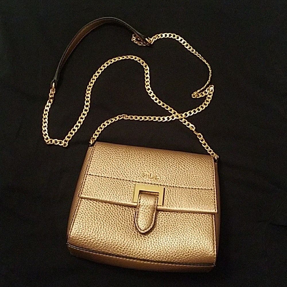 Ralph Lauren Gold Evening Bag Crossbody