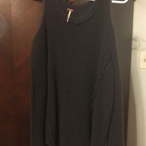 Free People cold shoulder sweater