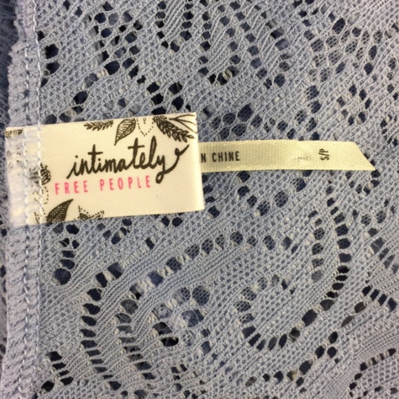 Free People Intimately Bralette Blue Size Small - Picture 8 of 8
