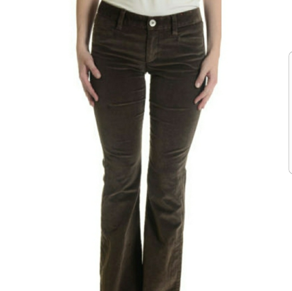 **BANANA REPUBLIC CHOCOLATE BROWN CORDUROY PANTS**