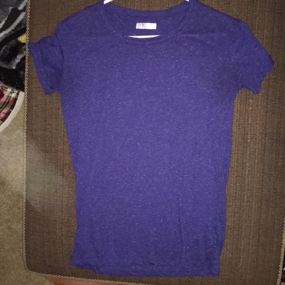 Navy blue peppered shirt