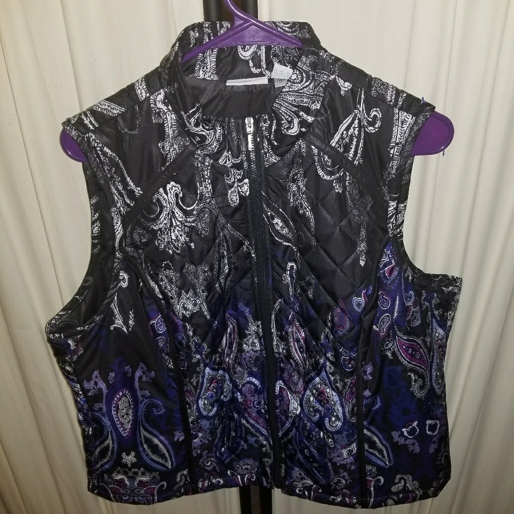 Chicos Ombre print vest