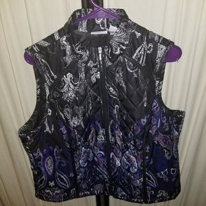 Chicos Ombre print vest