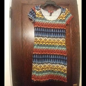 Colorful bodycon dress