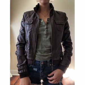 Brown Leather Jacket