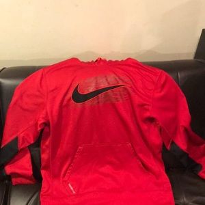 Red nike sweatshirt