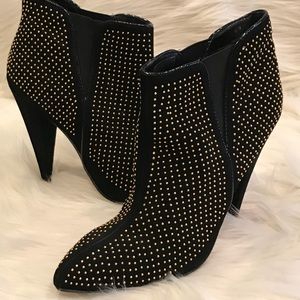 Top Shop black gold beaded Booties!