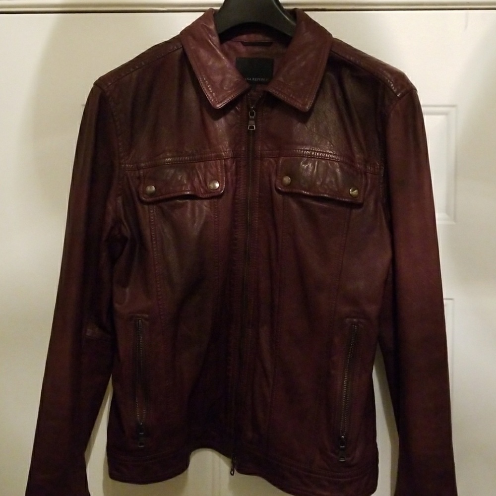 Man's leather jacket