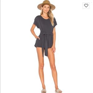 free people grey romper
