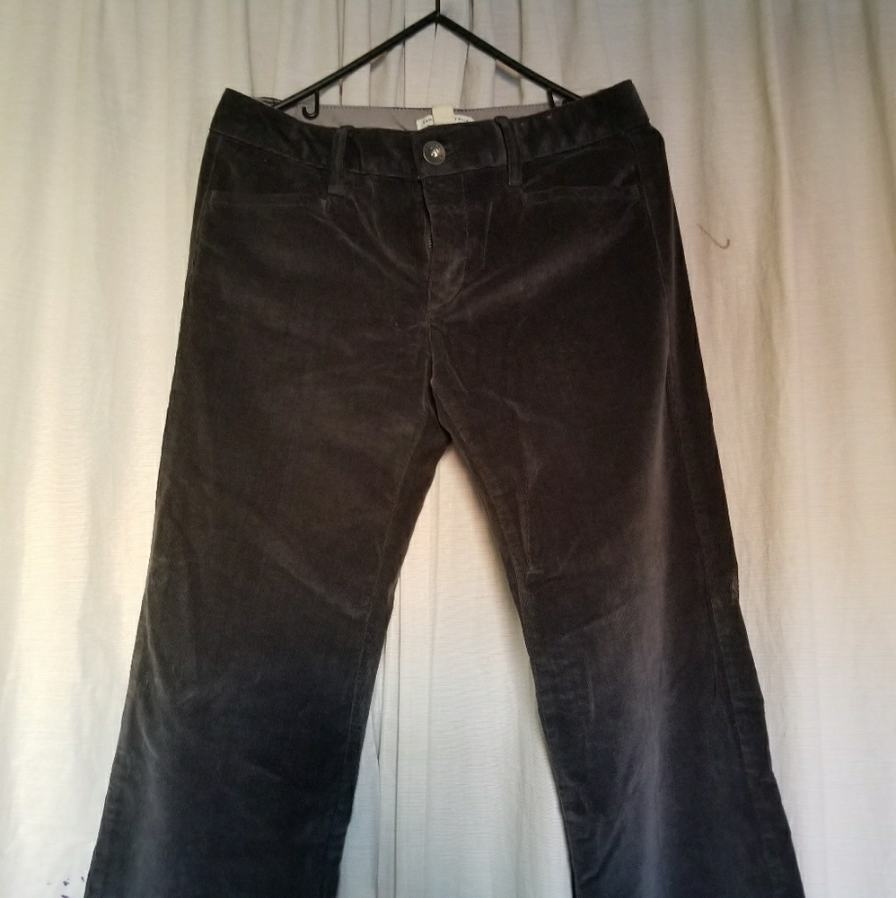 ***BANANA REPUBLIC DARK GREY CORDUROY PANTS***