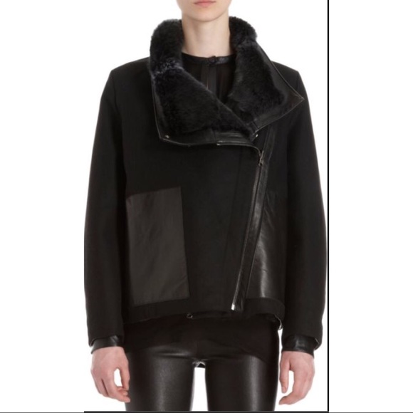 helmut lang fur coat