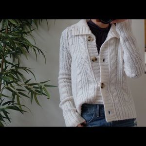 Mossimo Supply CO. White cardigan SZ XS