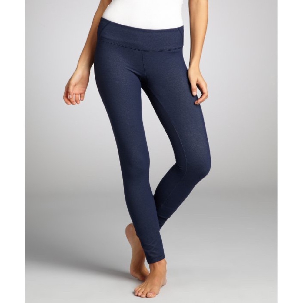 BCBG MAX AZRIA Ibiza blue Skinny Stretch Leggings