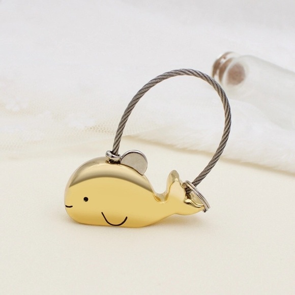 KISSING WHALES KEY RING SET - Picture 4 of 8