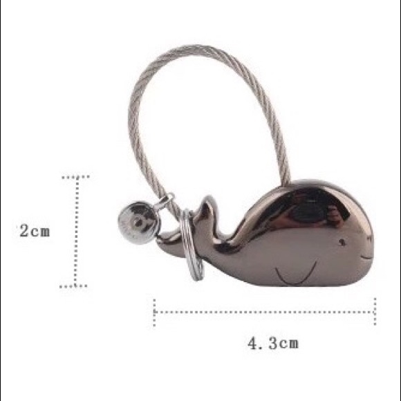 KISSING WHALES KEY RING SET - Picture 6 of 8