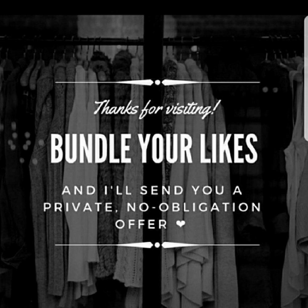 Offers are welcome, bundles too