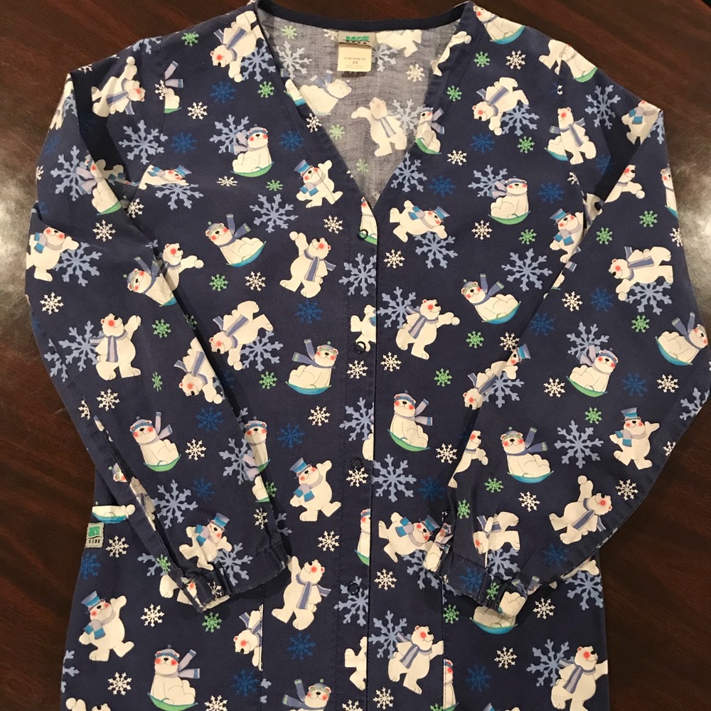 Super Cute Polar Bear Scrubs
