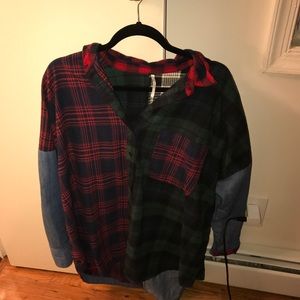 Free people over sized flannel