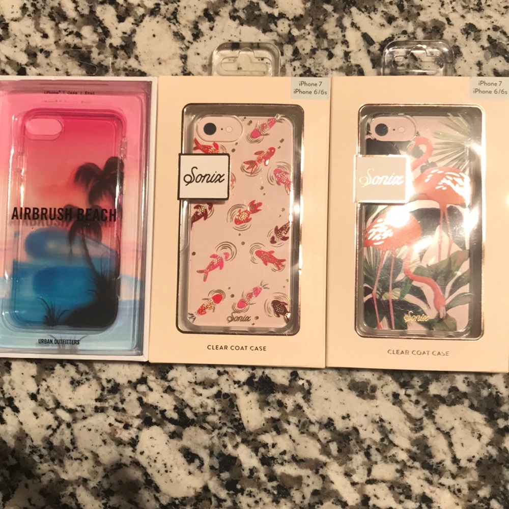 Sonix iPhone 7 clear coat case bundle