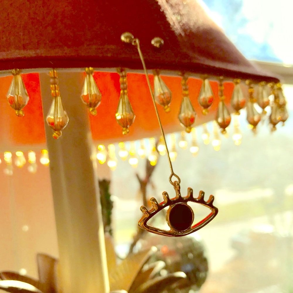 Asymmetrical Eye Drop Earrings NEW