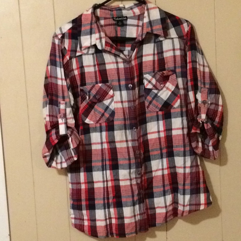 Plaid Button Down