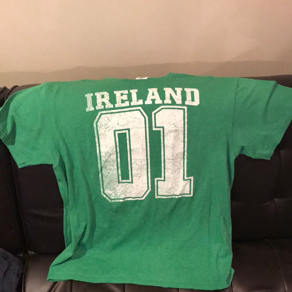 Green ireland tee shirt