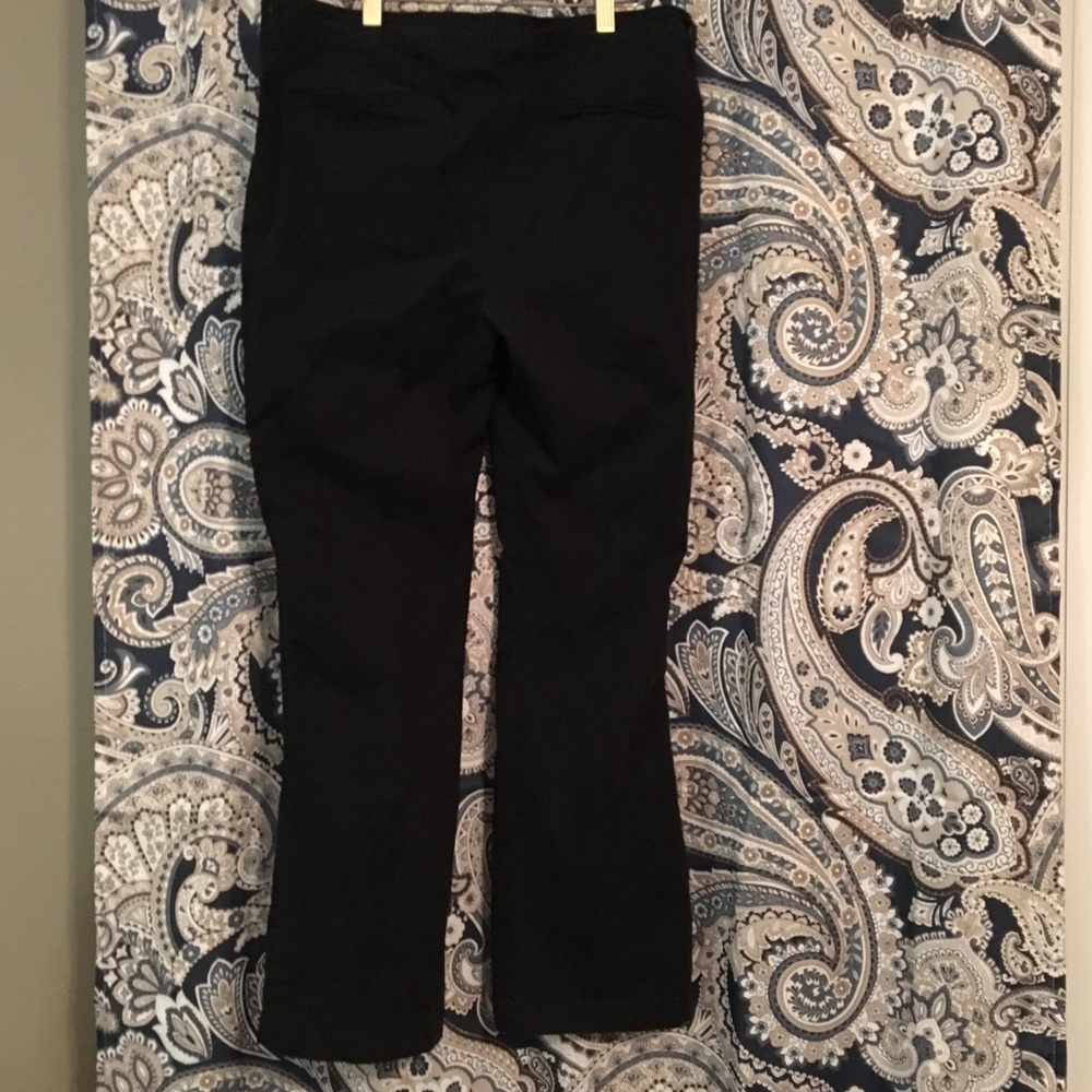 Old Navy Chinos Black Short Size 12 Bootcut Pants