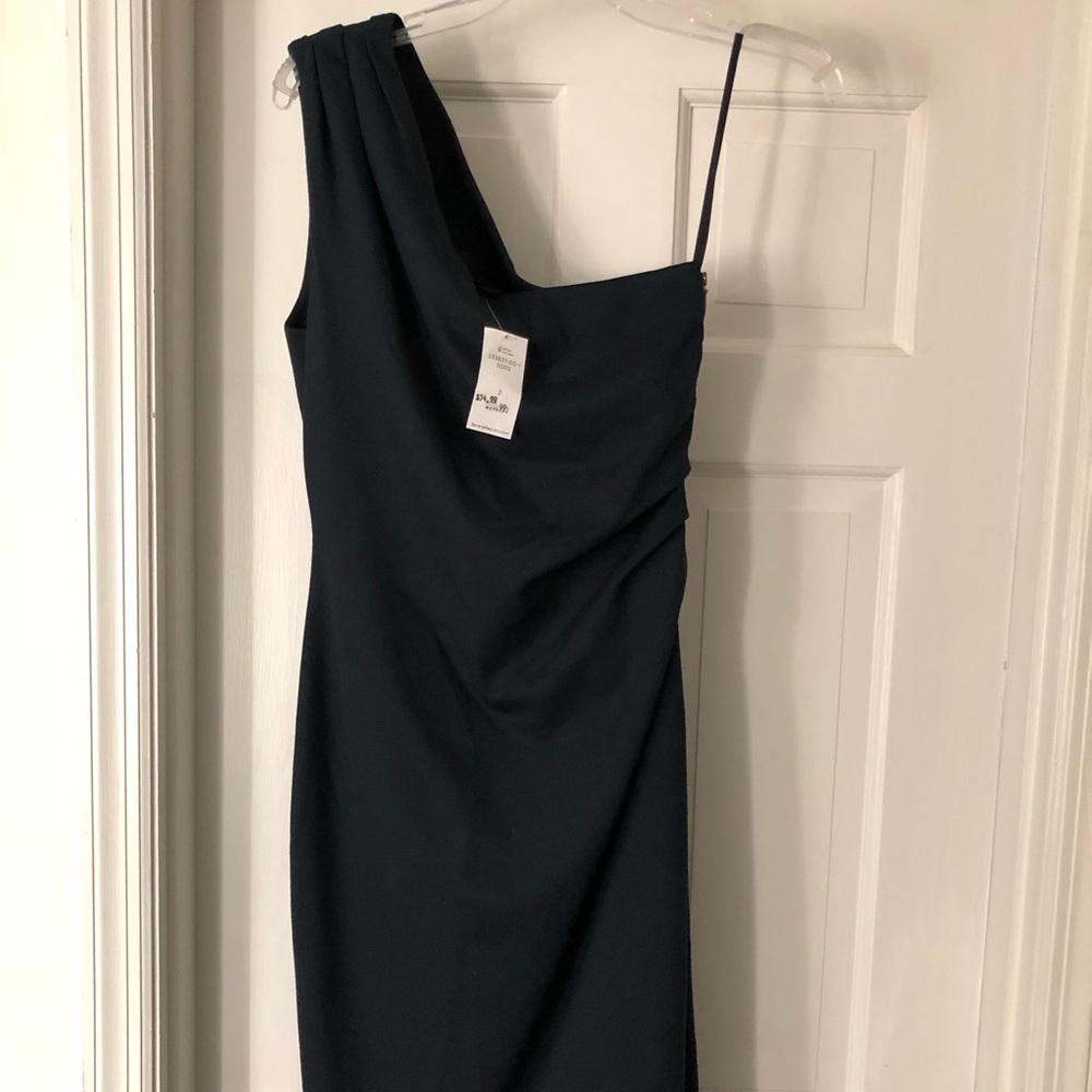 Navy cocktail dress