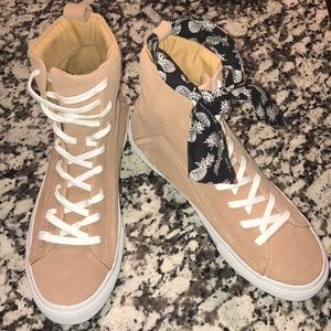 Zara suede sneakers