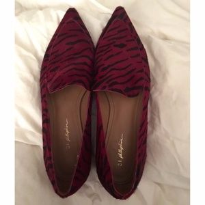 3.1 Phillip Lim Pony Hair Loafers Zebra
