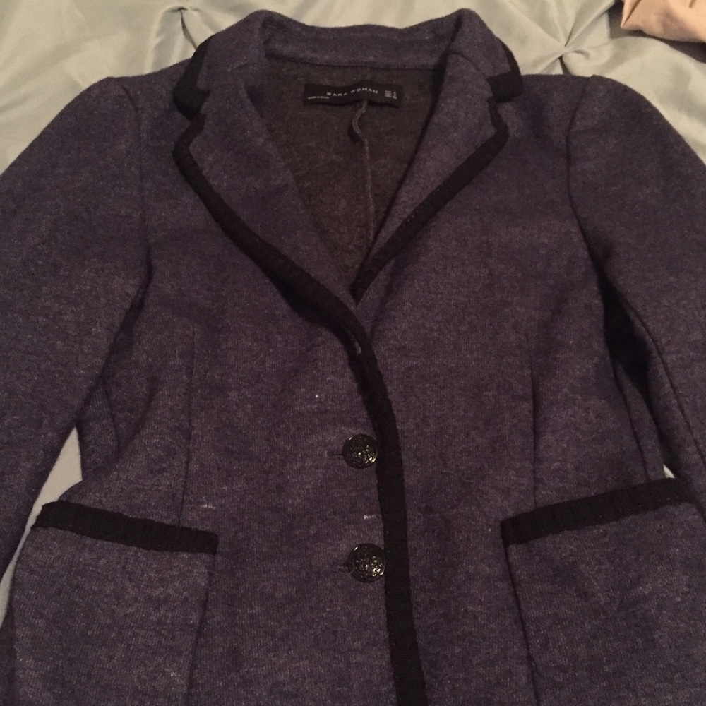 Zara Women Small Navy Blazer
