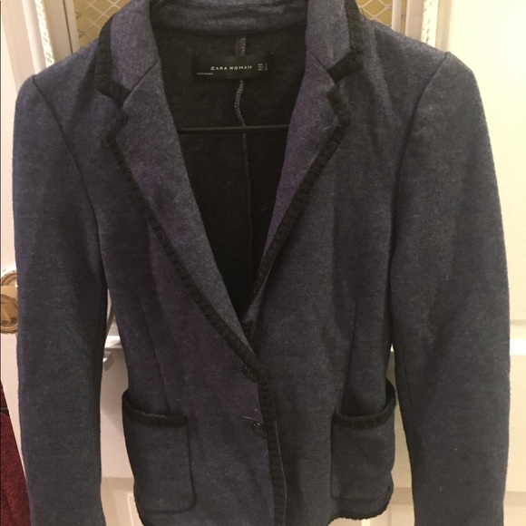 Zara Women Small Navy Blazer - Picture 6 of 6