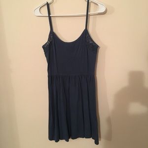 Blue babydoll dress
