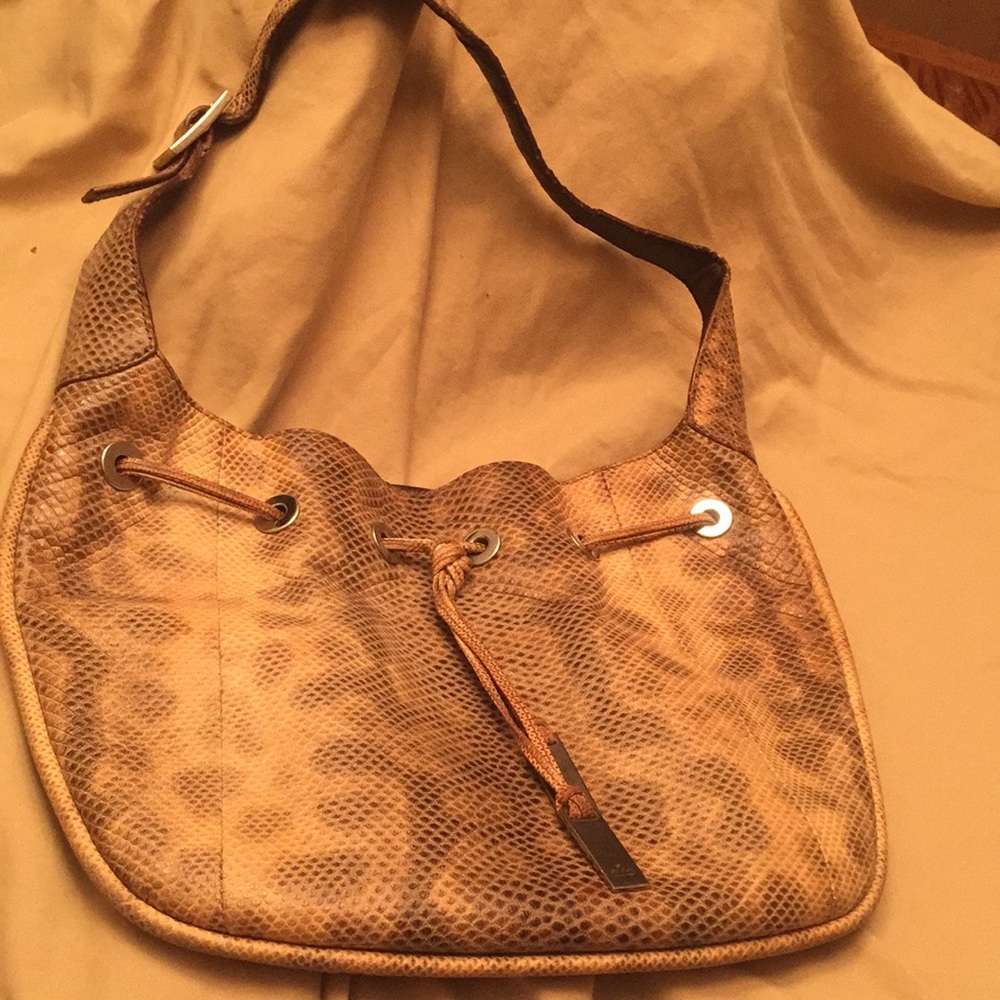 Snake skin Gucci purse