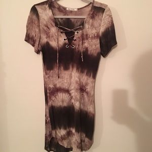 Tyedye cotton dress
